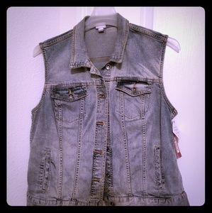 denim vest